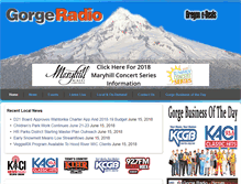 Tablet Screenshot of gorgeradio.com